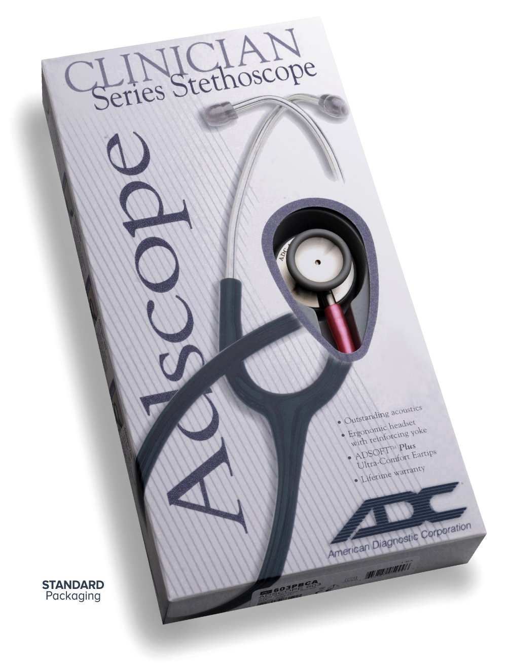 ADC 603 Clinician Stethoscope, Navy, 603N 