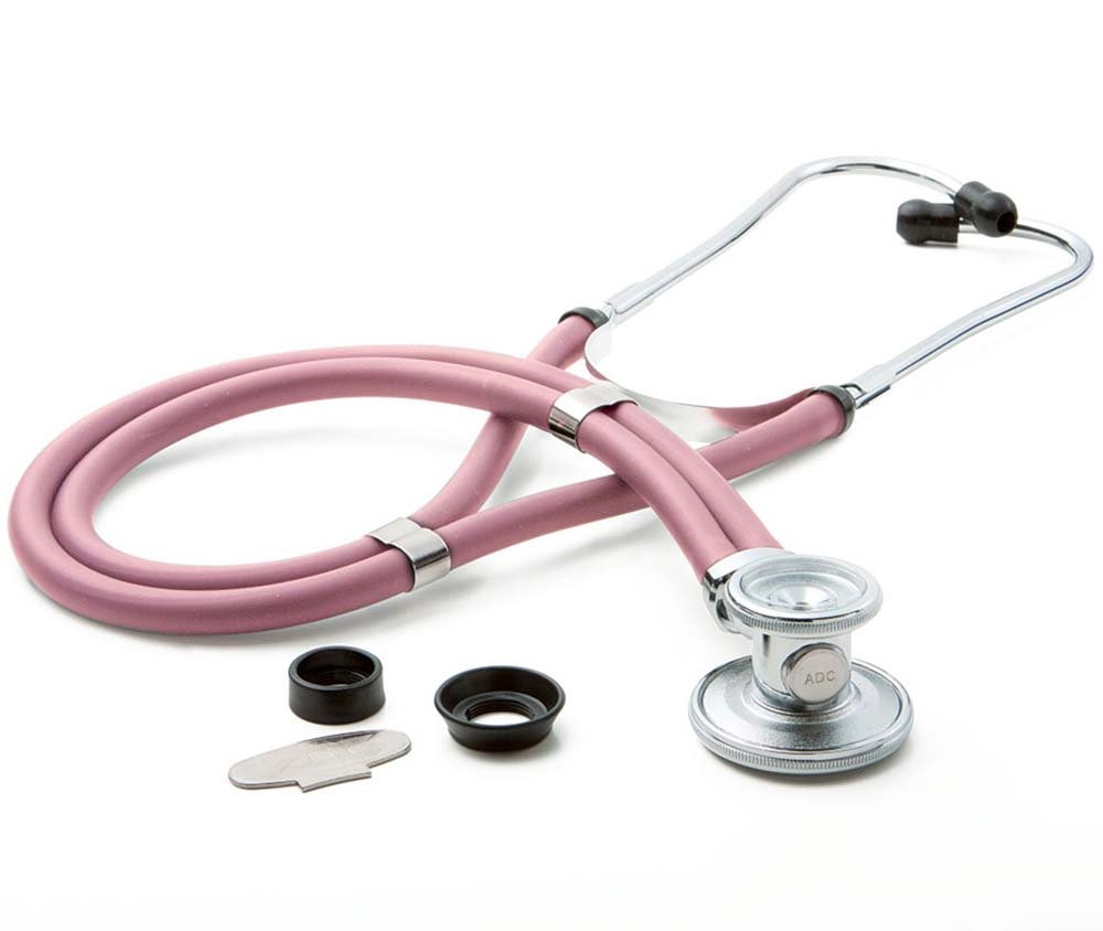 Adscope® 601 Convertible Cardiology Stethoscope, Rose Gold F