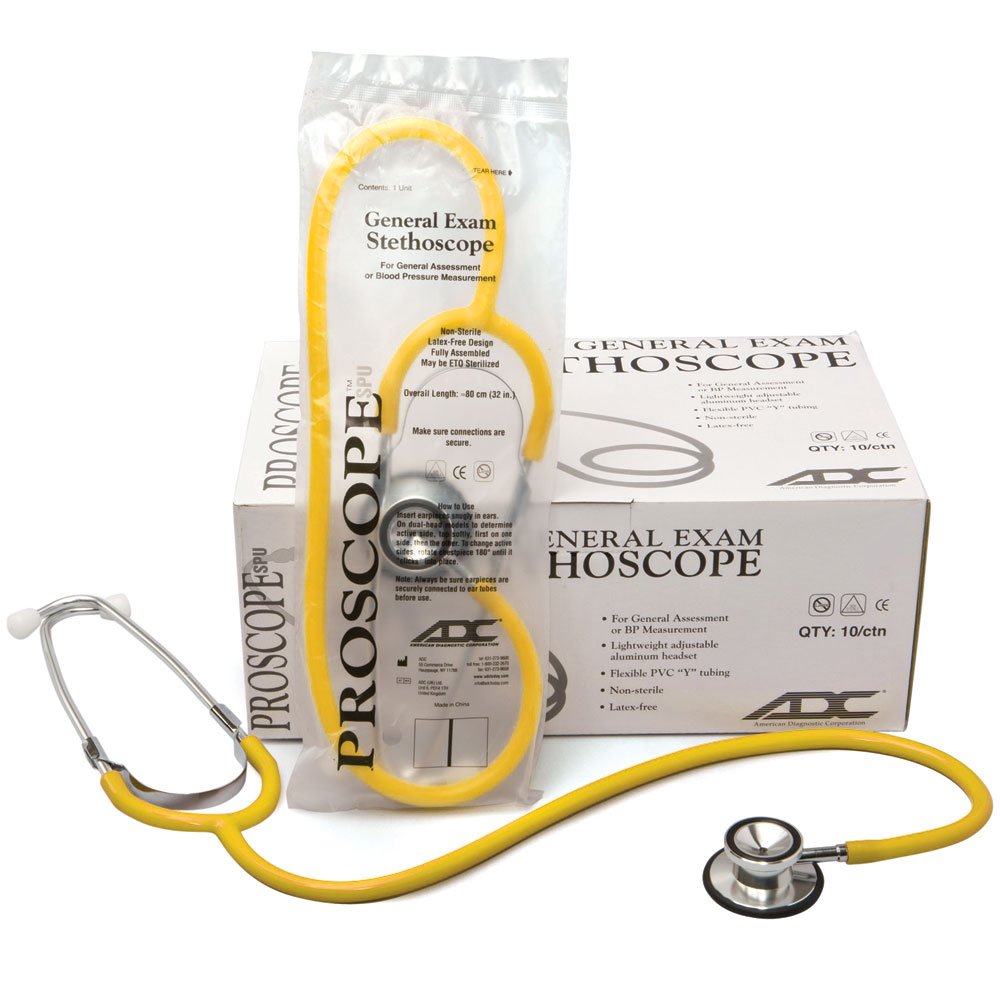 RCSP Regular Acoustic Dual Head Stethoscope for Doctors and Medical  Students, light weight Aluminium Chest Piece